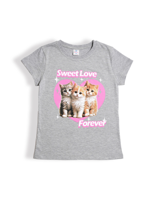 картинка БГ_ЧЗ Футболка для девочки, 9-12 лет, 100% хлопок, BONITO KIDS/BK0003D(03-25)(ЧЗ)/уп.4шт./меш.600шт. от BonitoKids