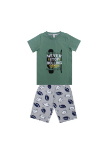 картинка Пижама для мальчика 8-12 лет 92% хлопок 8% лайкра BONITO KIDS/BK1688PJ/уп.5шт./меш.250шт. от BonitoKids