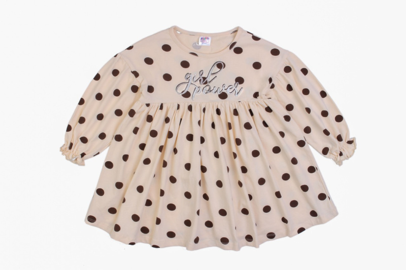 картинка ЧЗ Платье для девочки 3-7 лет 95% хлопок, 5% эластан BONITO KIDS/OP1293(ЧЗ)/уп.5шт./меш250шт. от BonitoKids