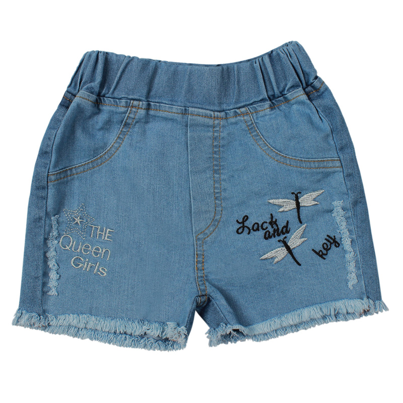 картинка КГ_ОТ Шорты для девочки 4-8 лет 85% хлопок, 15% пэ BONITO KIDS/OP799/уп.5шт./меш.400шт. от BonitoKids