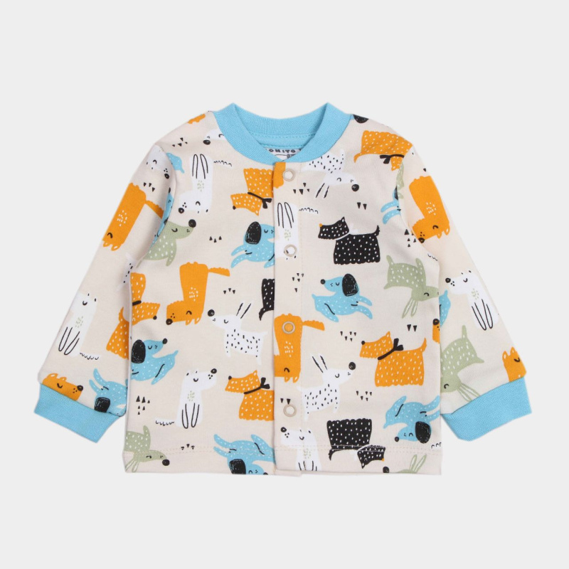 картинка БГ_ЧЗ Кофта для мальчика 62-86 см 100% хлопок BONITO KIDSD/OP1734/уп.5шт./меш.500шт. от BonitoKids