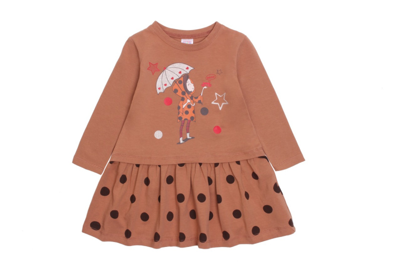 картинка КГ_ОТ Платье для девочки 2-6 лет 95% хлопок, 5% эластан BONITO KIDS /уп.5шт./меш.400шт от BonitoKids