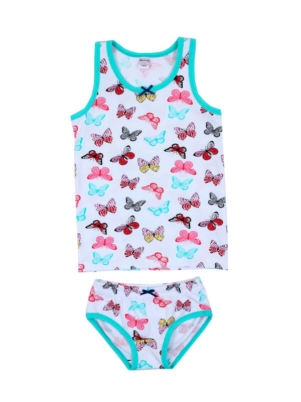 картинка Комплект для девочки (майка,трусы) 7-11 лет BONITO KIDS/BK1226KP(01-22)/5шт.уп./меш.450шт. от BonitoKids