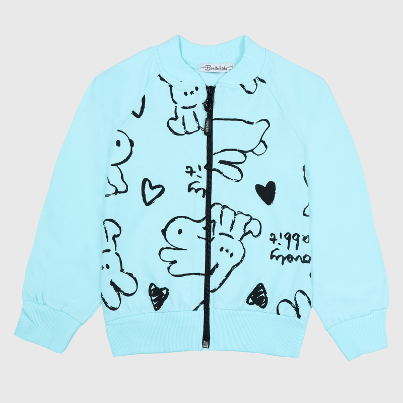 картинка КГ Бомбер для девочки 3-7 лет 100% хлопок BONITO KIDS/BK1796B(07-24)/уп.5шт./меш.300шт. от BonitoKids