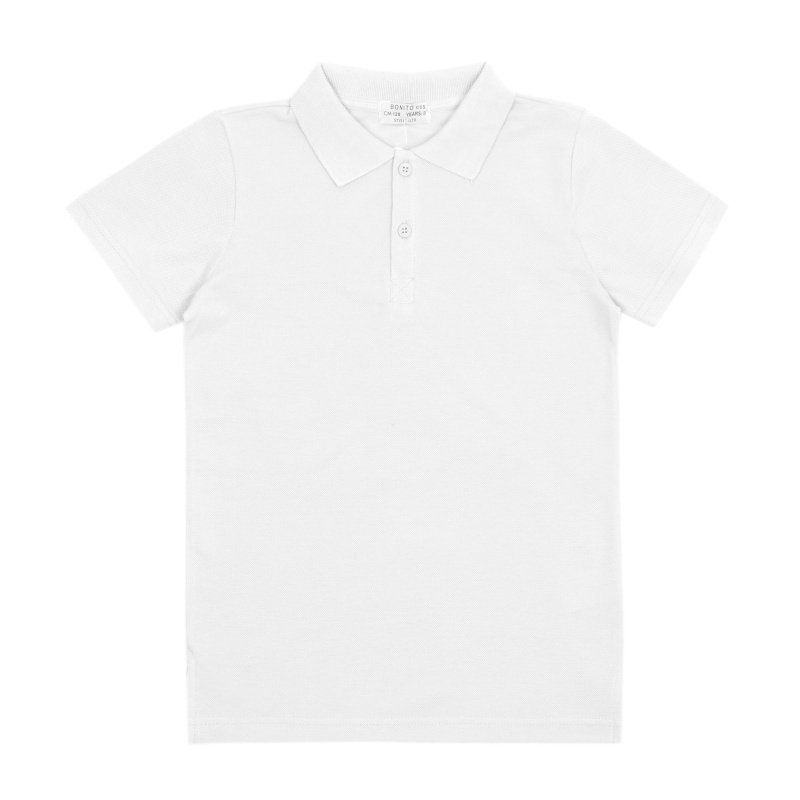 картинка Поло для мальчика 8-12 лет 100% хлопок BONITO KIDS/OP1474(02-24)/уп.5шт./меш.375шт. от BonitoKids