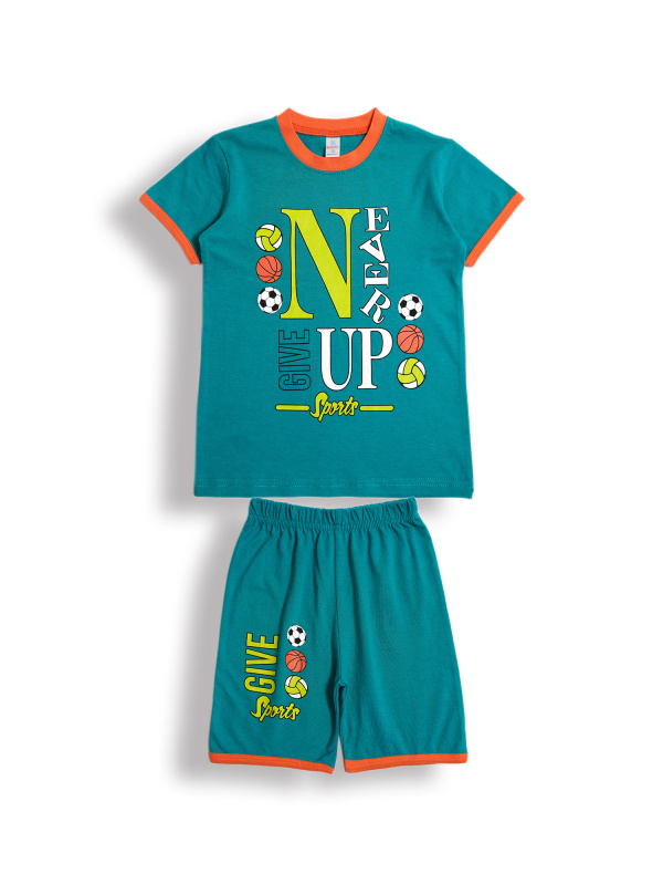 картинка БГ_ЧЗ Комплект для мальчиков (футболка и шорты) 5-8 лет 100% хлопок BONITO KIDS/BK0005M(12-24)(ЧЗ)/уп.4шт./меш.400шт. от BonitoKids