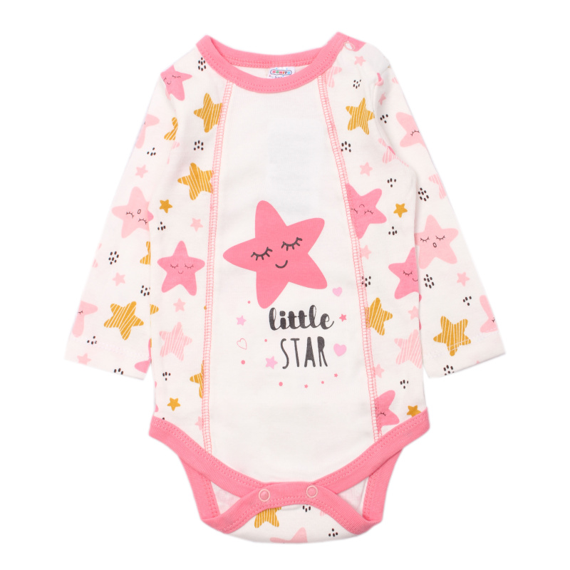 картинка ЧЗ Боди для детей 62-80 см 100% х/б BONITO KIDS/OP1311(01-22)/уп.4шт./меш.640шт. от BonitoKids