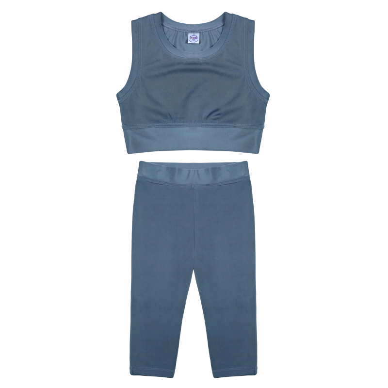 картинка БГ_ЧЗ Комплект для девочки (топ и бриджи) 8-16 лет 60% хлопок, 40% полиэстер BONITO KIDS/BK1738KP(01-24)(ЧЗ)/уп.5шт./меш.340шт. от BonitoKids