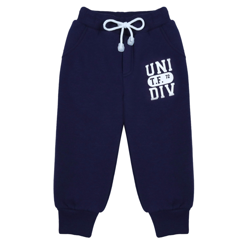 картинка БГ_ЧЗ Штаны для мальчика 1,5-4 лет, 85% хлопок 15% п/э, BONITO KIDS/BK1362B(06-24)(ЧЗ)/уп.4шт./меш.192шт. от BonitoKids