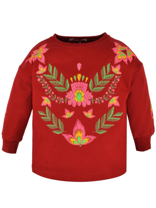 картинка Кофта для девочки 2-6 лет. 92% х/б 8% лайкра BONITO KIDS/BK1142K/уп.5шт./меш.500шт. от BonitoKids