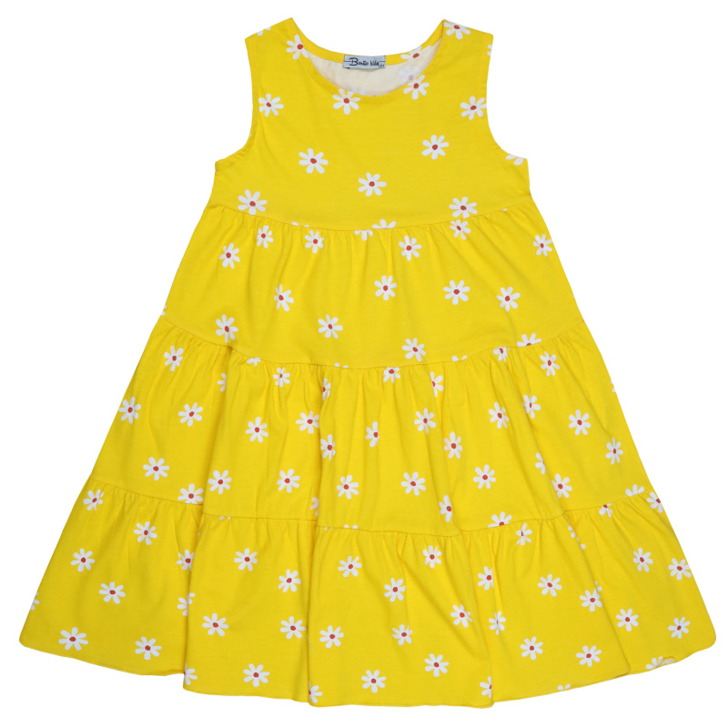 картинка БГ Платье для девочки 7-11 лет 100% хлопок BONITO KIDS/BK1759P(02-23)/уп.5шт./меш.275шт. от BonitoKids