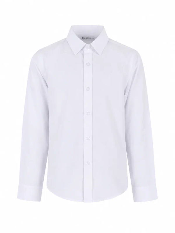 картинка ЧЗ Рубашка для мальчика 7-11 лет 65 %ХБ 35 %пэ, BONITO KIDS/OP1469RM(ЧЗ)/уп.5шт./меш.140шт. от BonitoKids