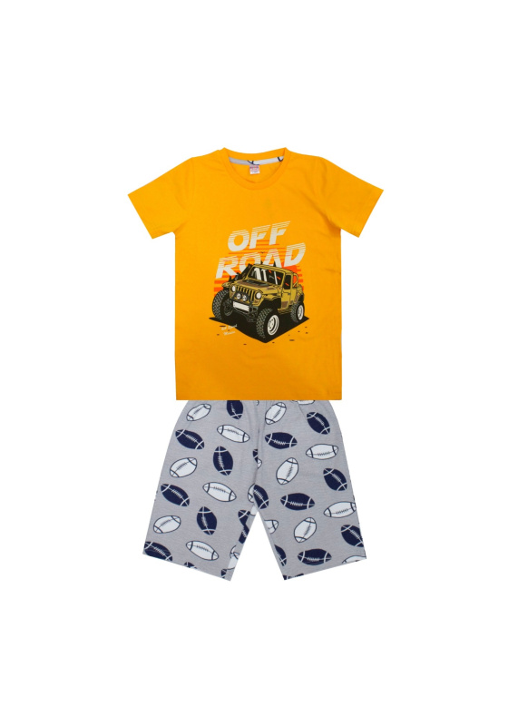 картинка ЧЗ Пижама для мальчика 8-12 лет 92% хлопок 8% лайкра BONITO KIDS/BK1688PJ(ЧЗ)/уп.5шт./меш.250шт. от BonitoKids