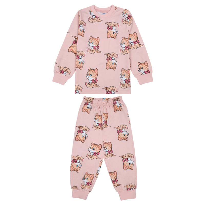 картинка БГ Пижама для девочки 2-6 лет 100% хлопок BONITO KIDS/BK3010PJ(03-23)/уп.5шт./меш.350шт. от BonitoKids