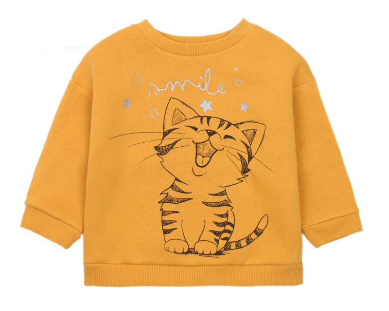 картинка ЧЗ Свитшот для девочки 2-5 лет 95% хлопок, 5% эластан BONITO KIDS/OP1263(ЧЗ)/уп.4шт./меш.168шт. от BonitoKids