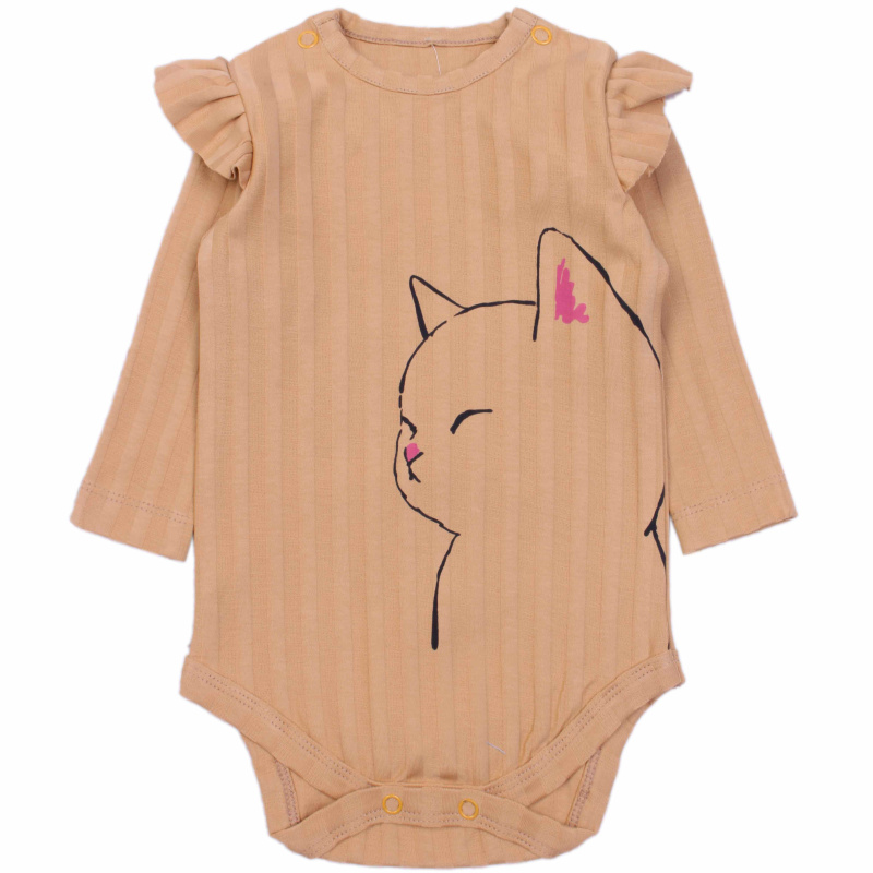 картинка ЧЗ Боди для девочки, 62-86,cm 100% Хб  BONITO KIDS/OP1723/уп.5 шт./меш.480 шт. от BonitoKids