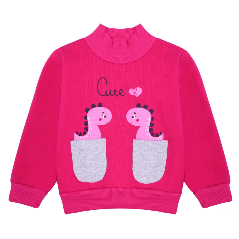 картинка БГ_ЧЗ Джемпер для девочки 2-6 лет, 100% х/б/BONITO KIDS/BK1368DJ(ЧЗ)/уп.5шт./меш.200шт. от BonitoKids