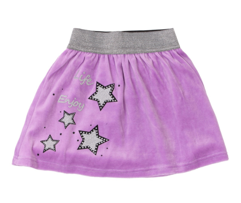 картинка ЧЗ Юбка для девочки 3-7 лет 100% хлопок BONITO KIDS/OP1201(ЧЗ)/уп.5шт./меш.400шт. от BonitoKids