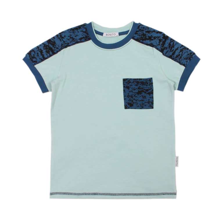 картинка БГ_ЧЗ Футболка для мальчика 8-12 лет 92% хлопок, 8% лайкра BONITO KIDS/SS6049/уп.5шт./меш.400шт. от BonitoKids