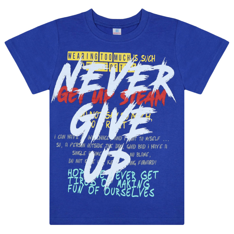 картинка БГ_ЧЗ Футболка для мальчика, 8-12 лет, 100% хлопок, BONITO KIDS/BK0003M(01-24)(ЧЗ)/уп.5шт./меш.600шт. от BonitoKids