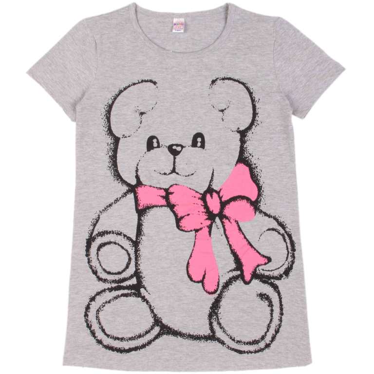 картинка БГ Ночная сорочка для девочки 8-12 лет 100% хлопок BONITO KIDS/SS6010(03-23)/уп.5шт./меш.500шт. от BonitoKids