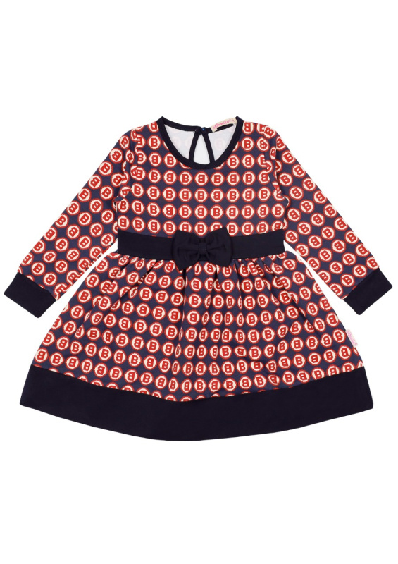 картинка ЧЗ Платье для девочки 3-7 лет 100% хлопок BONITO KIDS/BK1510P(ЧЗ)/уп.5шт./меш.250шт. от BonitoKids