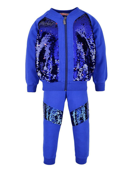 картинка ЧЗ Комплект для девочки (джемпер, брюки) 2-5 лет 92% х/б 8% лайкра BONITO KIDS/BK1223KP(ЧЗ)/уп.4шт./меш.160шт. от BonitoKids