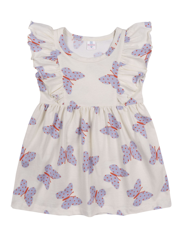 картинка БГ_ЧЗ Платье для девочки 3-7 лет, 95% хлопок 5% лайкра, BONITO KIDS/SS6194P(ЧЗ)/уп.5шт./меш.170шт. от BonitoKids