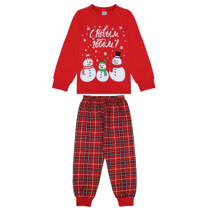 картинка БГ Пижама для детей 7-11 лет 100% хлопок BONITO KIDS/BK1496PJ(08-24)/уп.5шт./меш.250шт. от BonitoKids