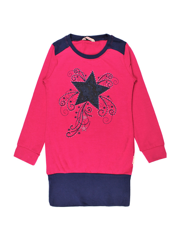 картинка Туника для девочки 7-10 лет 92% хлопок, 8% лайкра BONITO KIDS/BK433T/уп.4шт./меш.300шт. от BonitoKids