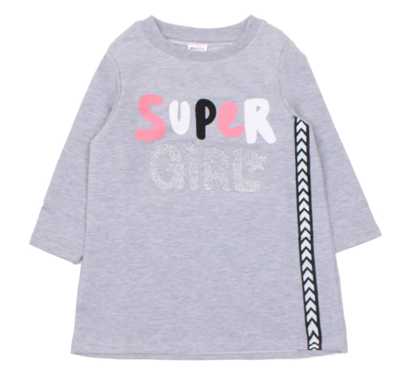 картинка ЧЗ Туника для девочки 3-7 лет 65% хлопок, 27% пэ, 8% эластан BONITO KIDS/OP1241(ЧЗ)/уп.5шт./меш.320шт. от BonitoKids