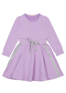 картинка ЧЗ Платье для девочки 5-8 лет 92% хлопок, 8% лайкра BONITO KIDS/BK1541P(ЧЗ)/уп.4шт./меш.220шт. от BonitoKids