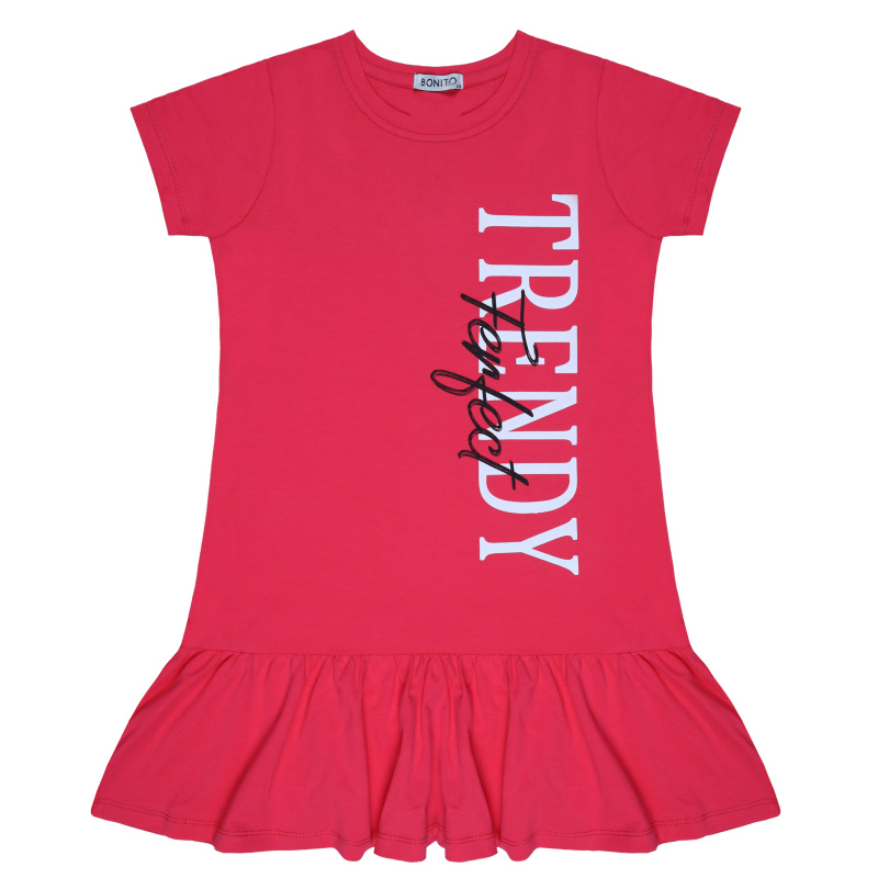 картинка БГ_ЧЗ Платье для девочки 8-12 лет 92% хлопок, 8% лайкра BONITO KIDS/BK1603P(ЧЗ)/уп.5шт./меш.300шт. от BonitoKids