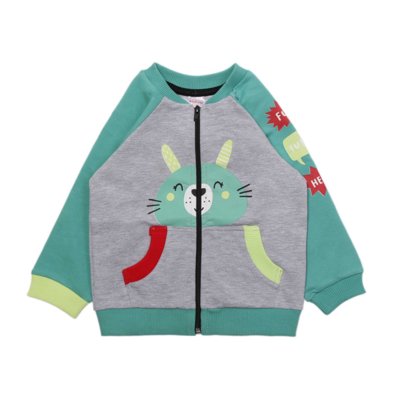 картинка ЧЗ Толстовка для детей 68-86 см BONITO KIDS/OP1210(ЧЗ)/уп.4шт./меш.320шт. от BonitoKids