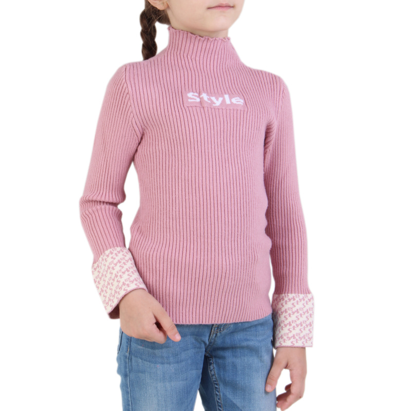 картинка БГ_ЧЗ Водолазка для девочки 4-8 лет 50% вискоза, 28% пэ, 22% нейлон BONITO KIDS/OP1539(ЧЗ)/уп.3шт./меш.228шт. от BonitoKids