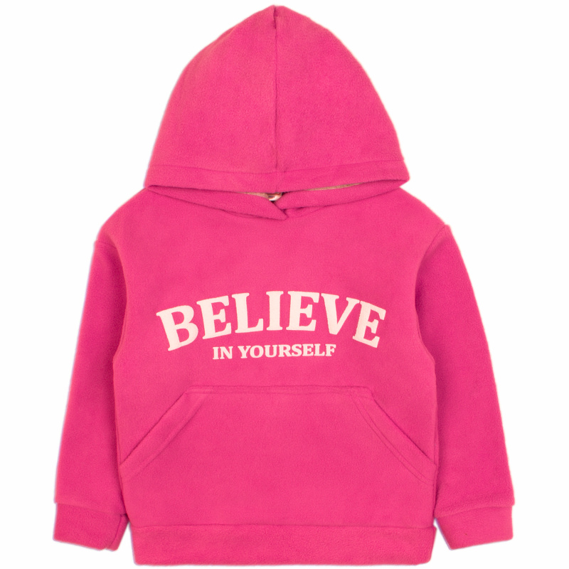 картинка ЧЗ Худи для девочки, 5-8 лет, 100% полиэстер, BONITO KIDS /уп.4шт./меш.112шт. от BonitoKids