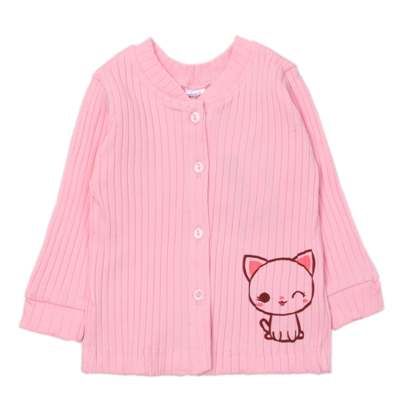 картинка ЧЗ Кофта для детей 68-92 см кашкорсе BONITO KIDSD/OP1352(ЧЗ)/уп.5шт./меш.550шт. от BonitoKids