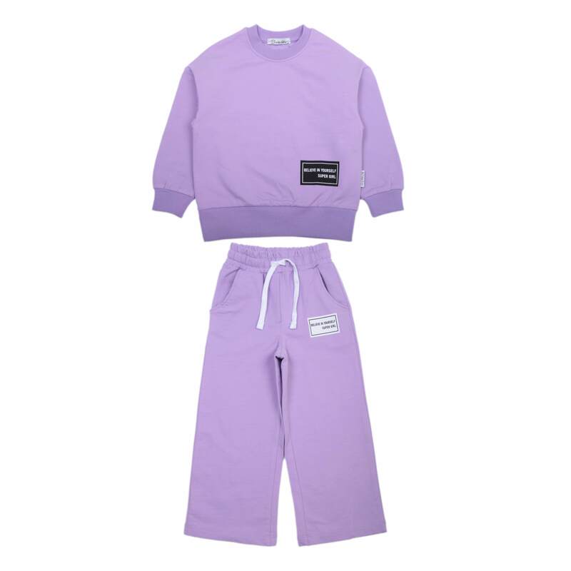 картинка КГ_БГ Комплект для девочки (свитшот и штаны), 3-7 лет, 92% хлопок, 8% лайкра, BONITO KIDS/SS6059/уп.5шт./меш.150шт. от BonitoKids