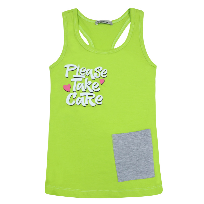 картинка БГ_ЧЗ Майка для девочки 5-8 лет 100% хлопок  BONITO KIDS/BK1589M(ЧЗ)/уп.4шт./меш.800шт. от BonitoKids