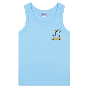 картинка БГ Майка для мальчика 2-6 лет 100% хлопок BONITO KIDS/BK0535M/уп.5шт./меш.900шт. от BonitoKids