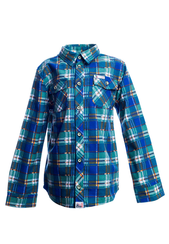 картинка КГ Рубашка для мальчиков 100 % х/б 9-12 лет BONITO KIDS/BK545R/уп.4шт./меш.228шт. от BonitoKids