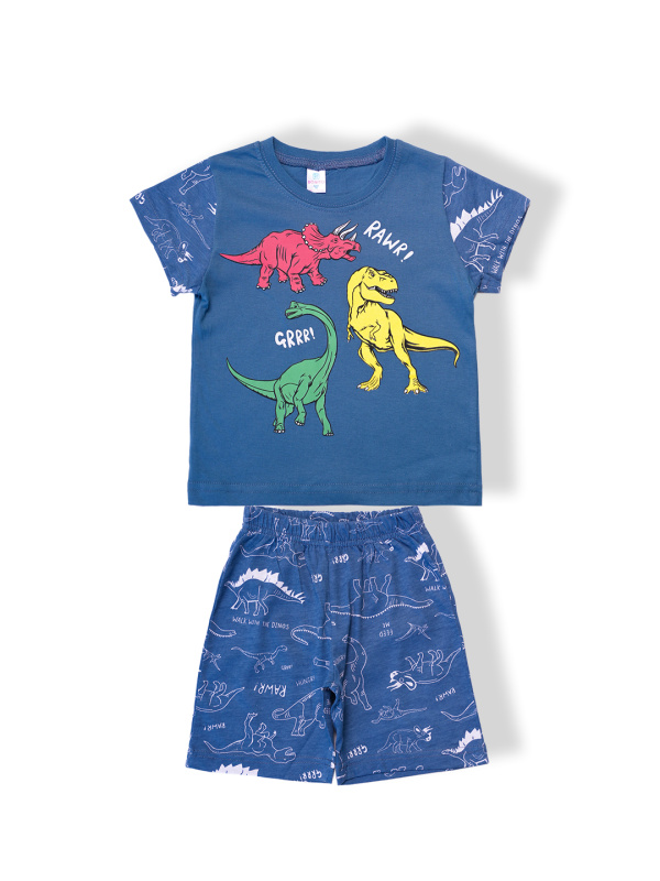 картинка БГ_ЧЗ Пижама для мальчика 3-7 лет 100% хлопок BONITO KIDS/SS6124(ЧЗ)/уп.5шт./меш.500шт. от BonitoKids