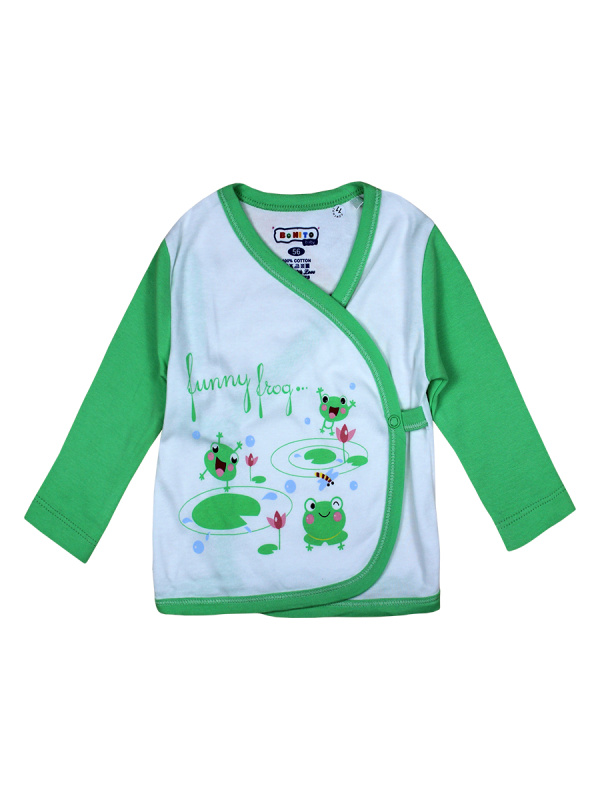 картинка КГ_ОТ Распашонка для новорожденного 56-68 см, 100% х/б BONITO KIDS/OP203P/уп.3шт./меш.606шт. от BonitoKids