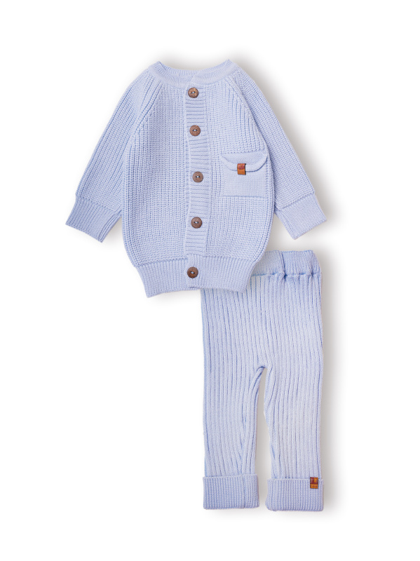 картинка Комплект для новорожденных (джемпер и штанишки) 68-74 см 50% вискоза 22% нейлон 28% пэ BONITO KIDS/OP1574(10-24)/уп.2 шт./меш.104шт. от BonitoKids