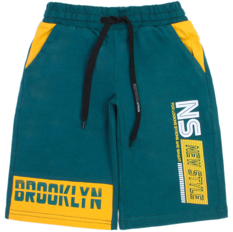 картинка БГ_ЧЗ Шорты для мальчика 3-7 лет 100% хлопок BONITO KIDS/OP1416(ЧЗ)/уп.5шт./меш.400шт. от BonitoKids