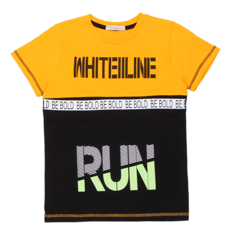 картинка КГ_БГ Футболка для мальчика 8-12 лет 100% хлопок BONITO KIDS/BK1693F(01-22)/уп.5шт./меш.450шт. от BonitoKids