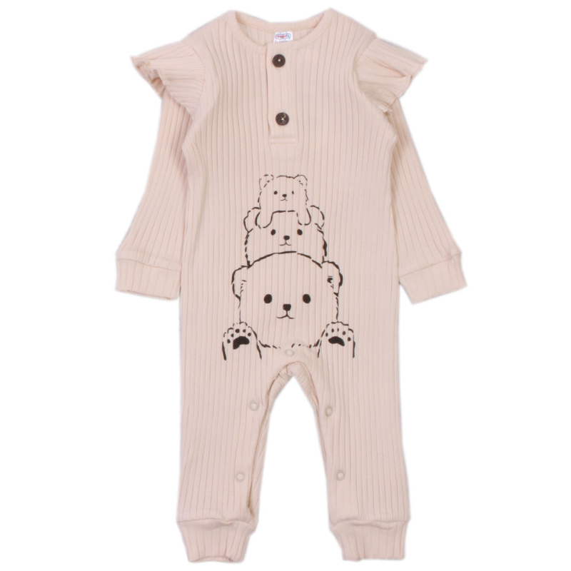 картинка КГ_БГ Комбинезон для девочки 68-92 100% х\б BONITO KIDS/OP1353/уп.5шт./меш.375шт. от BonitoKids