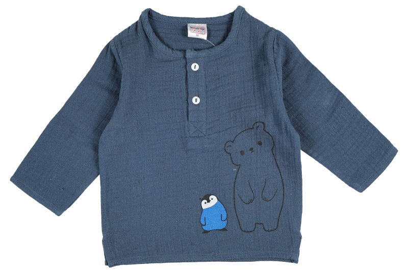 картинка Кофта для мальчика 68-86,см 100% хб, BONITO KIDS/OP1345/уп.4 шт./меш.640 шт. от BonitoKids