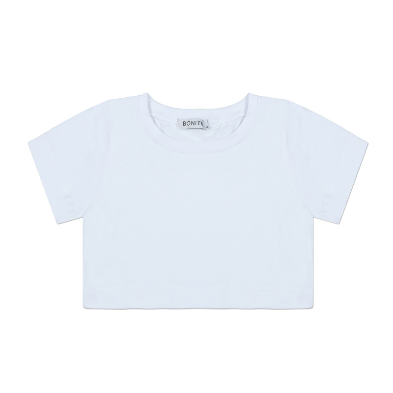 картинка БГ Футболка для девочек 8-12 лет 92% х/б, 8% п/э BONITO KIDS/BK1802F/уп 5шт./меш.800шт. от BonitoKids