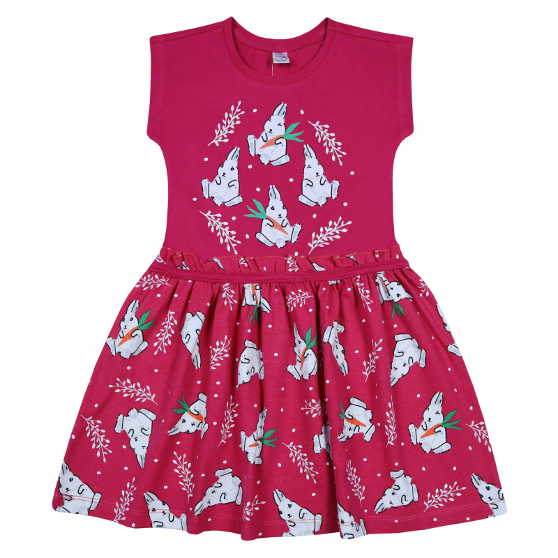 картинка БГ_ЧЗ Платье для девочки 5-8 лет 92% хлопок, 8% лайкра BONITO KIDS/SS6037(ЧЗ)/уп.4шт./меш.360шт. от BonitoKids